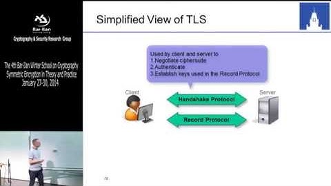 Winter School on Cryptography Symmetric Encryption: Generic composition & pitfalls - Kenny Paterson