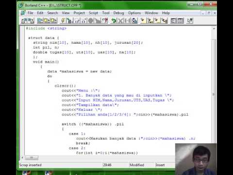 Cara Menggunakan Struct Pada C++  