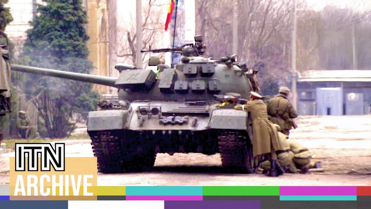 Dramatic News Footage of Romanian Revolution (1989-90) | Full Compilation