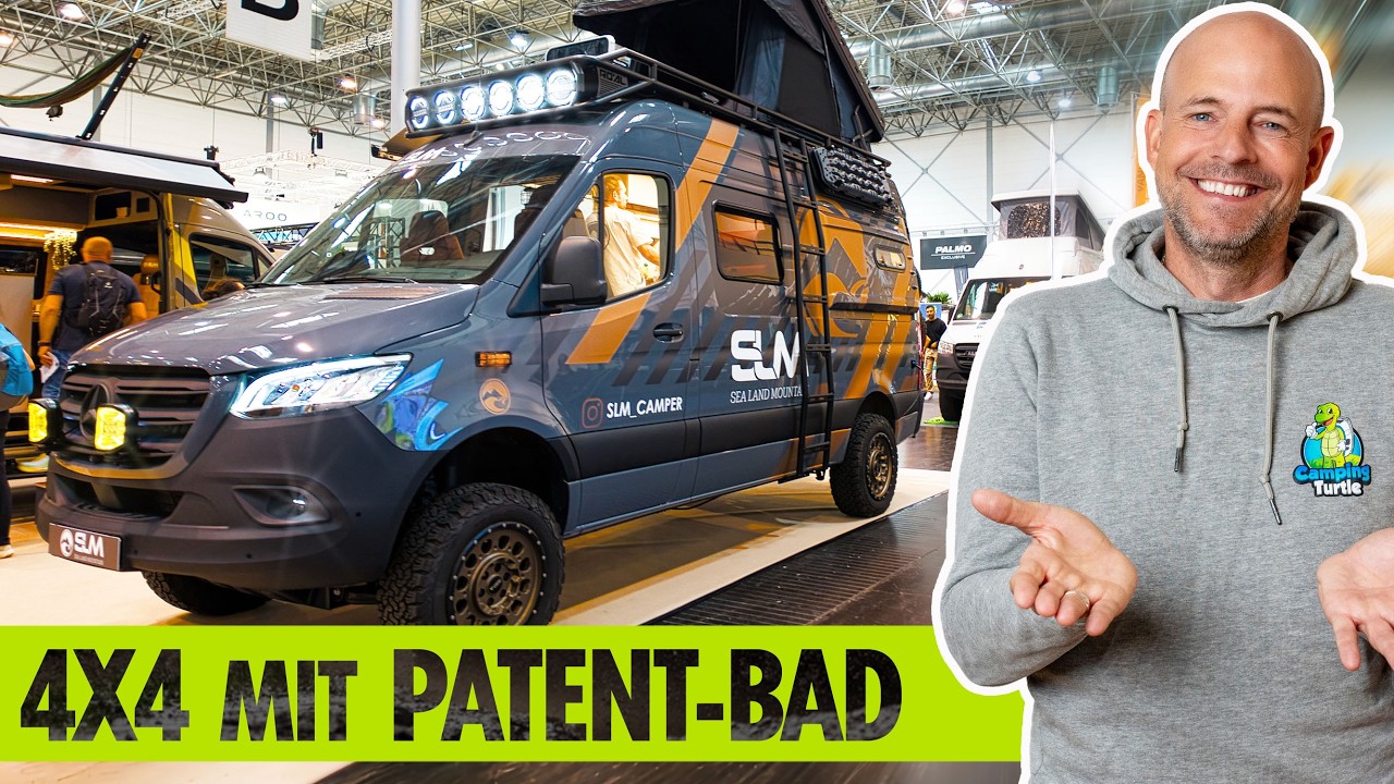 HIGH-END VAN mit FLEX-BAD | HUBBETT zur Garagen-MAXIMIERUNG | GARMIN-System | SLM Mercedes SPR 600