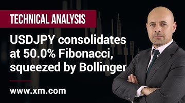 Technical Analysis: 21/11/2019 - USDJPY consolidates at 50.0% Fibonacci, squeezed by Bollinger bands