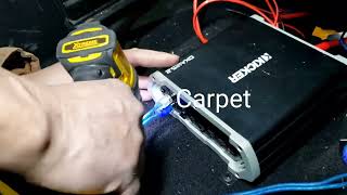 How to install subwoofers Amplifier Dodge Ram 1500 13 18