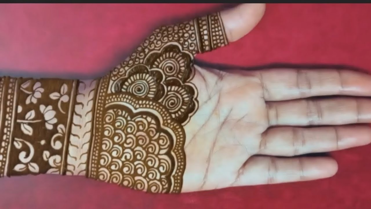 |Easy Stylish Mehndi Design|simple mehandi designs|mehendi ke designs|front hand mehndi designs|