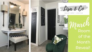 Front Hallway Face lift  ||  Room of the Month Challenge  ||  ReStore Chic Reno