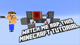 Watch Me Rap This Minecraft Tutorial -  Redstone Hopper Clock #Shorts