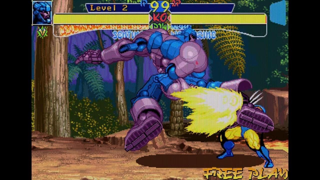 XMEN COTA - Sentinel. MARVEL vs. CAPCOM Fighting Collection: Arcade ...