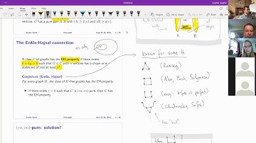 DMD: Sophie Spirkl "Pure Pairs (excluding induced subgraphs from sparse graphs)"