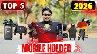 Top 5 Mobile Holders for Bikes 2026 🔥Best Bike Phone Mounts Under Budget in India