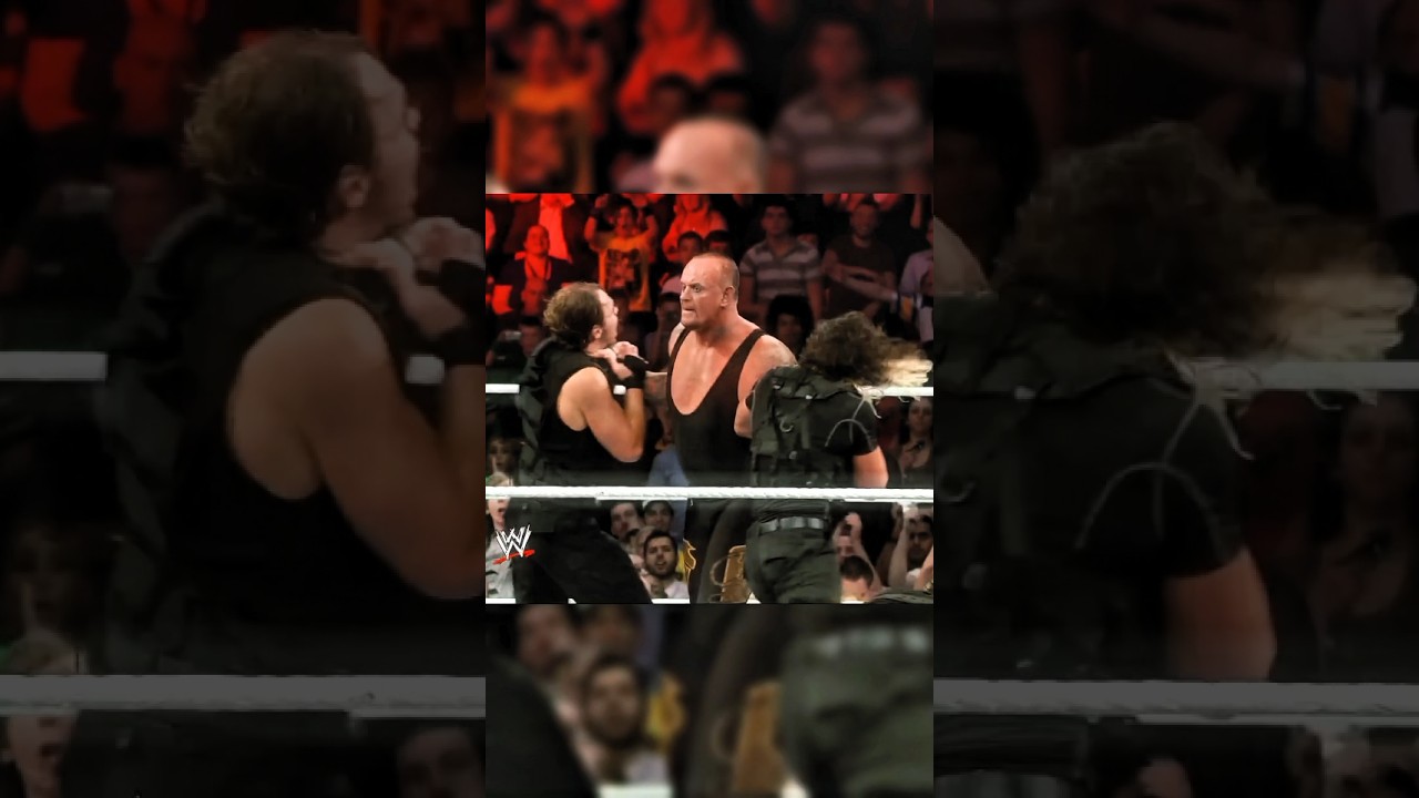 The shield vs undertaker and team hell no match 🥵 