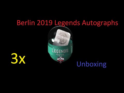 Berlin 2019 Legends Autographs Unboxing (3x).Открытие капсул с наклейками Berlin 2019 автографы(3x).