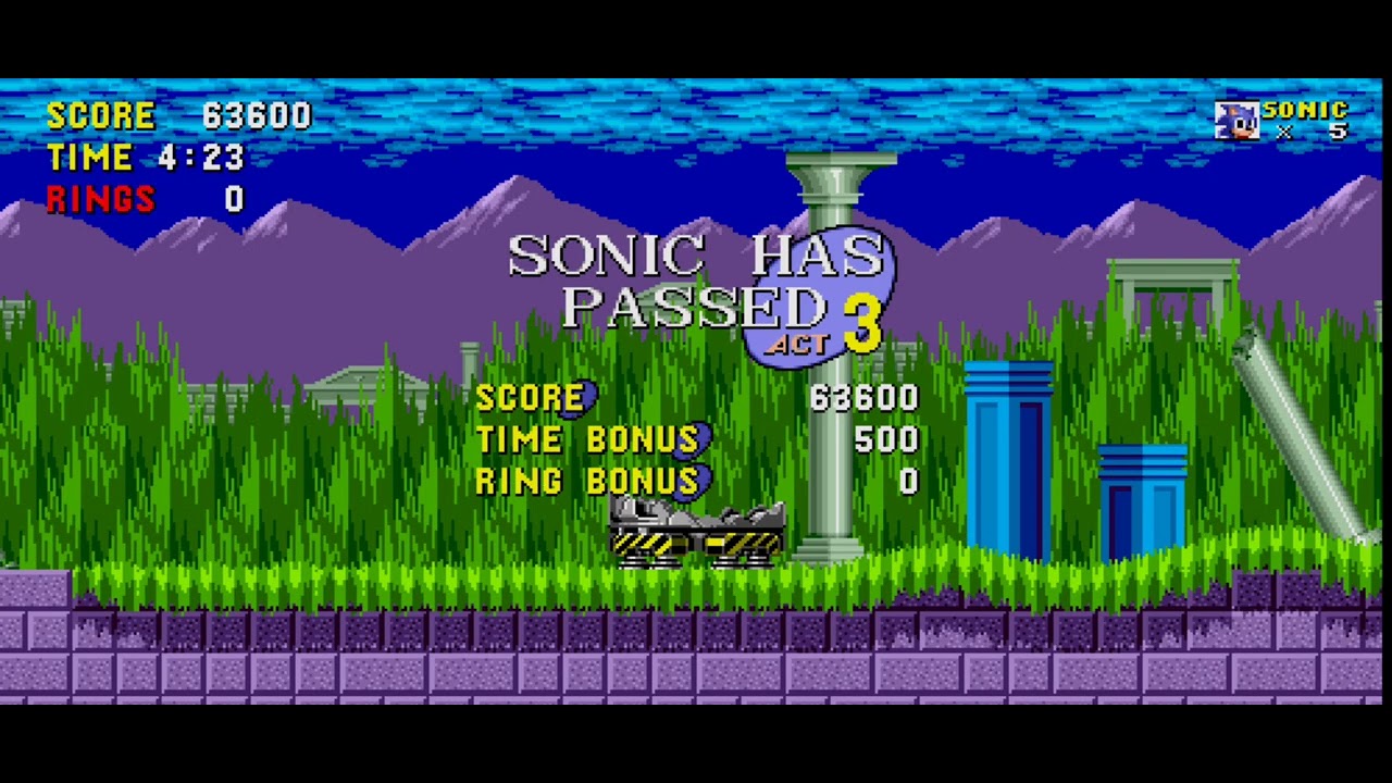 Marvin verden 3 spiller Sonic 1 