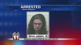 Bismarck woman arrested for child neglect after 4 children found in unlivable condition