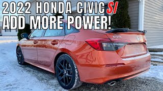 Add MORE POWER to your 2022 Honda Civic SI  Pulls & Launch Control  11th Gen Civic