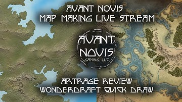 Fantasy Mapmaking how to create landforms ArtRage Map + Wondedraft Map