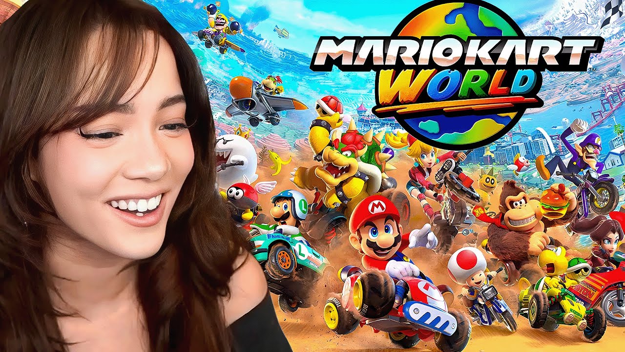 Cinna plays Mario Kart World w/ RDCworld1, Ludwig, Emiru, Squeex & More!