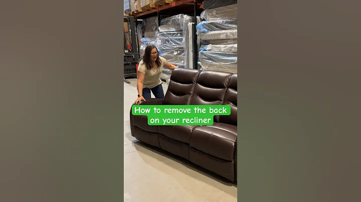 How to remove the back on your recliner! It’s easy when you understand how the mechanism works.