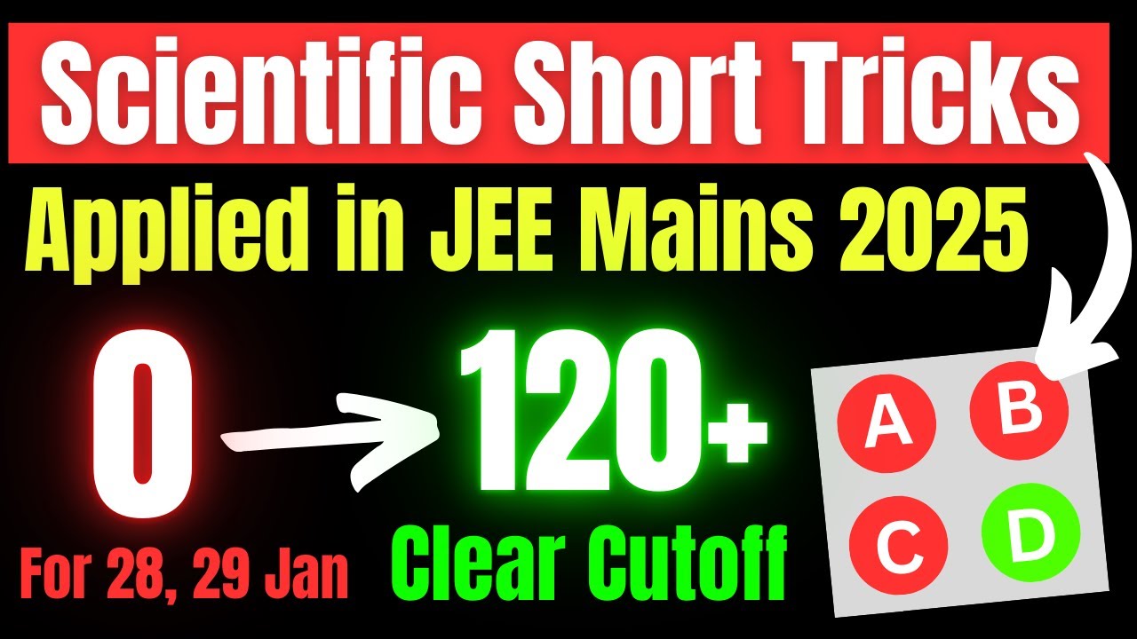JEE Mains 2025 Best Short Tricks (Part-3)🔥Clear JEE Mains 1st attempt ...