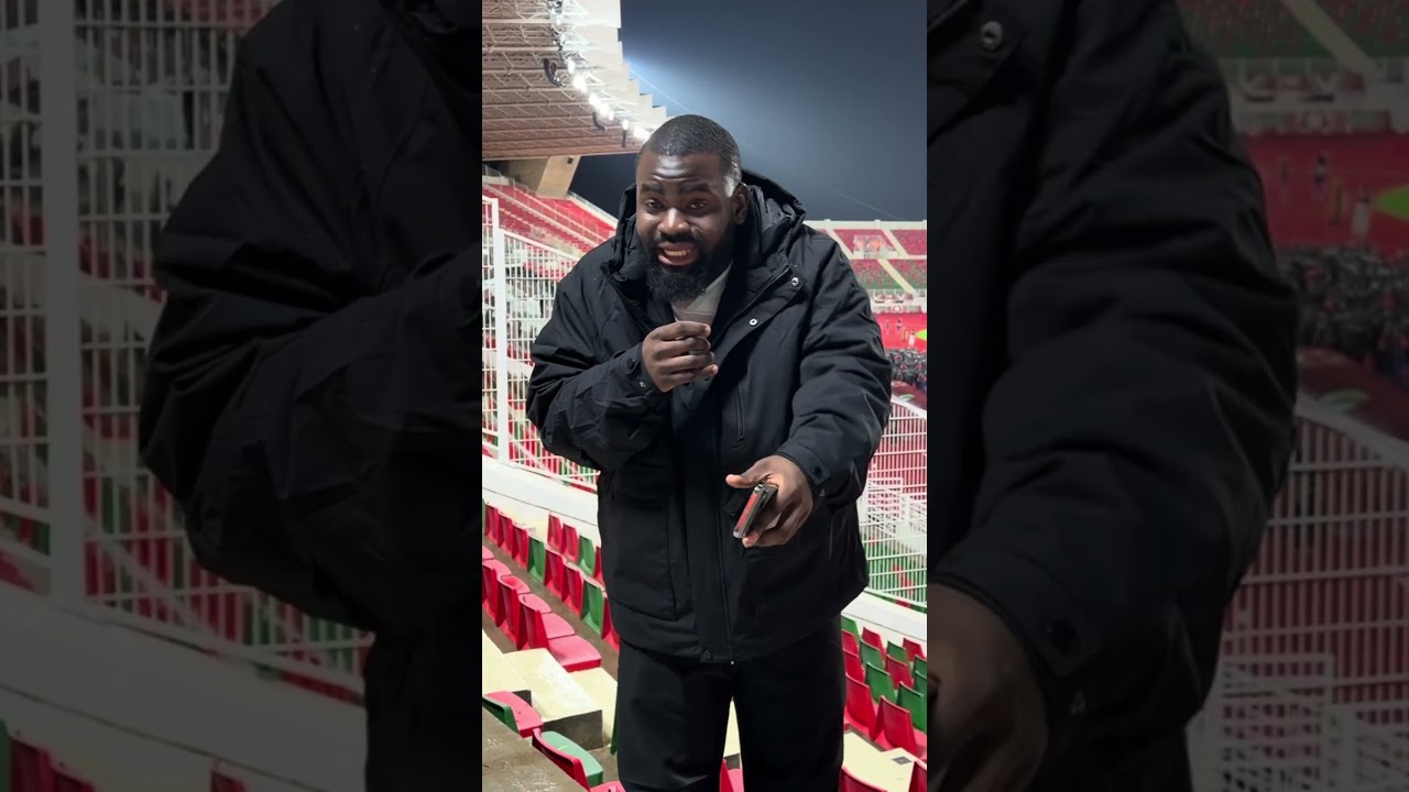 Lovely vibe at the stadium and love for the Super Eagles from the hosts.