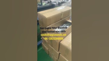Stainless steel knitted wire mesh. Copper knitted wire mesh. Gas-Liquild filtration mesh.