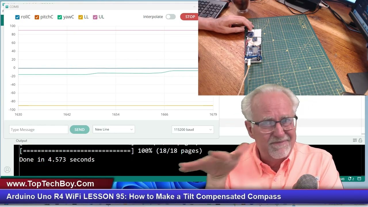 Arduino Uno R4 WiFi: Tilt Compensated Compass Tutorial