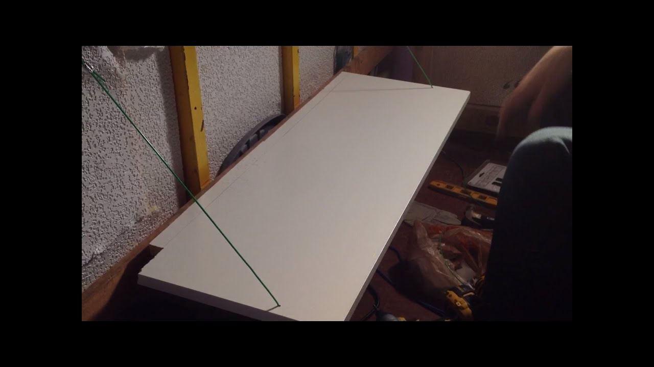 Installing a collapsible table 5x8 Enclosed Trailer  Installing a collapsible table 5x8 Enclosed Trailer