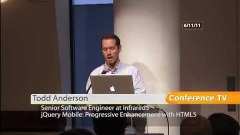Flash and the City Conference: jQuery Mobile - Progressive Enhancement with HTML 5