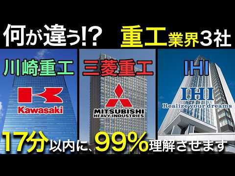 重工業界で一括りにするな！重工業（三菱重工・川崎重工・IHI）の違いを徹底解説！重工業界就職これ1本