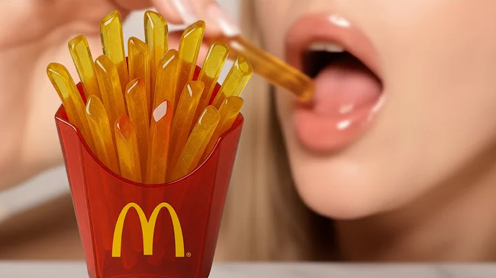 Glass Fries🍟 & Fast Food AI ASMR Eating | Oddly Satisfying