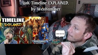 Christian Reacts to Warhammer 40k WesHammer 40K Timeline EXPLAINED.