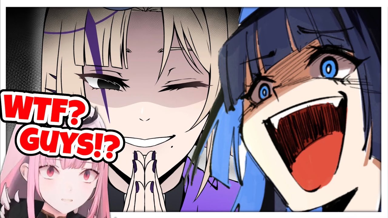 Kronii and Mangi Turns into Psychopaths and Calli is SCARED