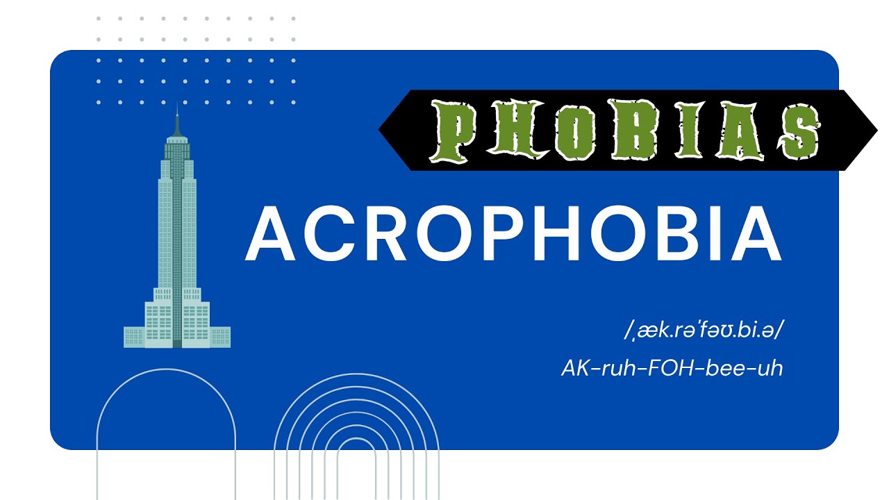 How to Pronounce Acrophobia CORRECTLY In British & American English with Alex & Ally