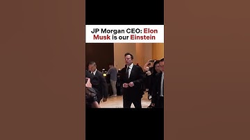 JP Morgan CEO says Elon Musk is Einstein | #motivation #elonmusk #billionaire #successmotivation
