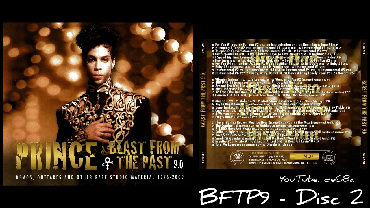 Prince - BFTP 9.2 Unreleased & Out-Takes - Vol 9 Disc 2 - YouTube