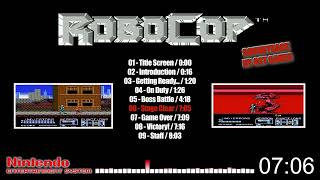 Robocop OST | 1989 | NES - full soundtrack in one video