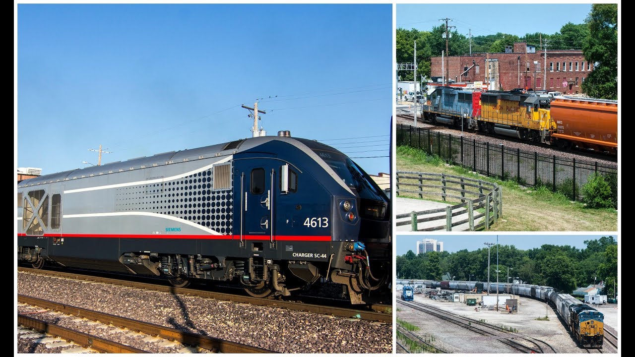 July and August 2017 Trains of Illinois - SC-44 Charger in BloNo