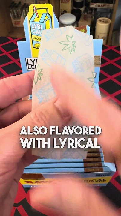 Sneak Peek of RAW x Lyrical Lemonade Rolling Paper 🍋👀