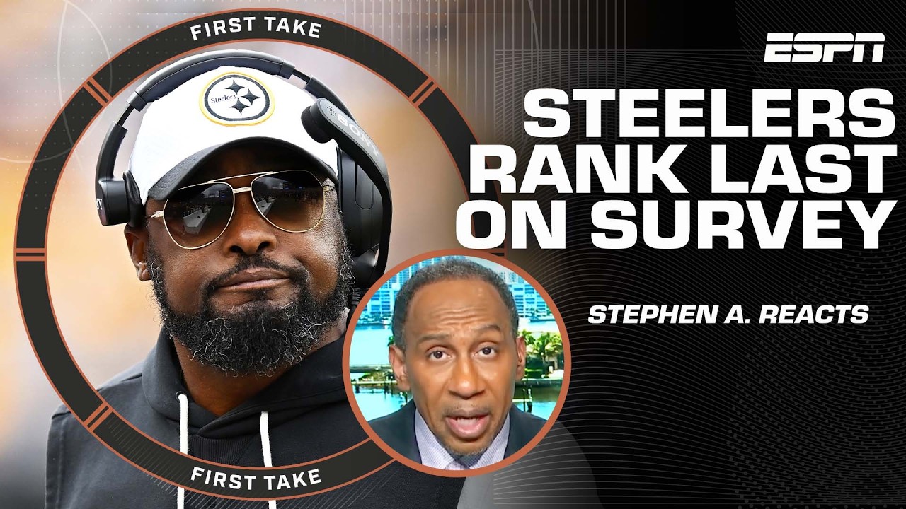 'No wonder Mike Tomlin left' Stephen A. reacts to Steelers' NFLPA report card | First Take