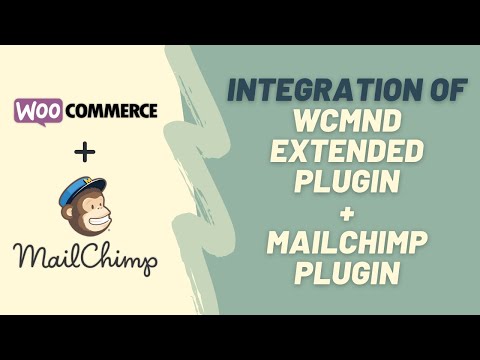 Integration of WooCommerce MailChimp Newsletter Discount Extended Plugin + MailChimp Plugin - video from ZetaMatic