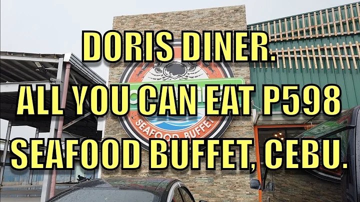 Seafood buffet, all you can eat P598. Doris Diner.