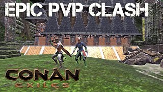 EPIC Conan Exiles PvP — Defending South Aqueduct Bridge (Crunch Server) screenshot 4