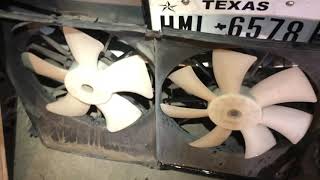 Pacifica 07 radiator cooling fans