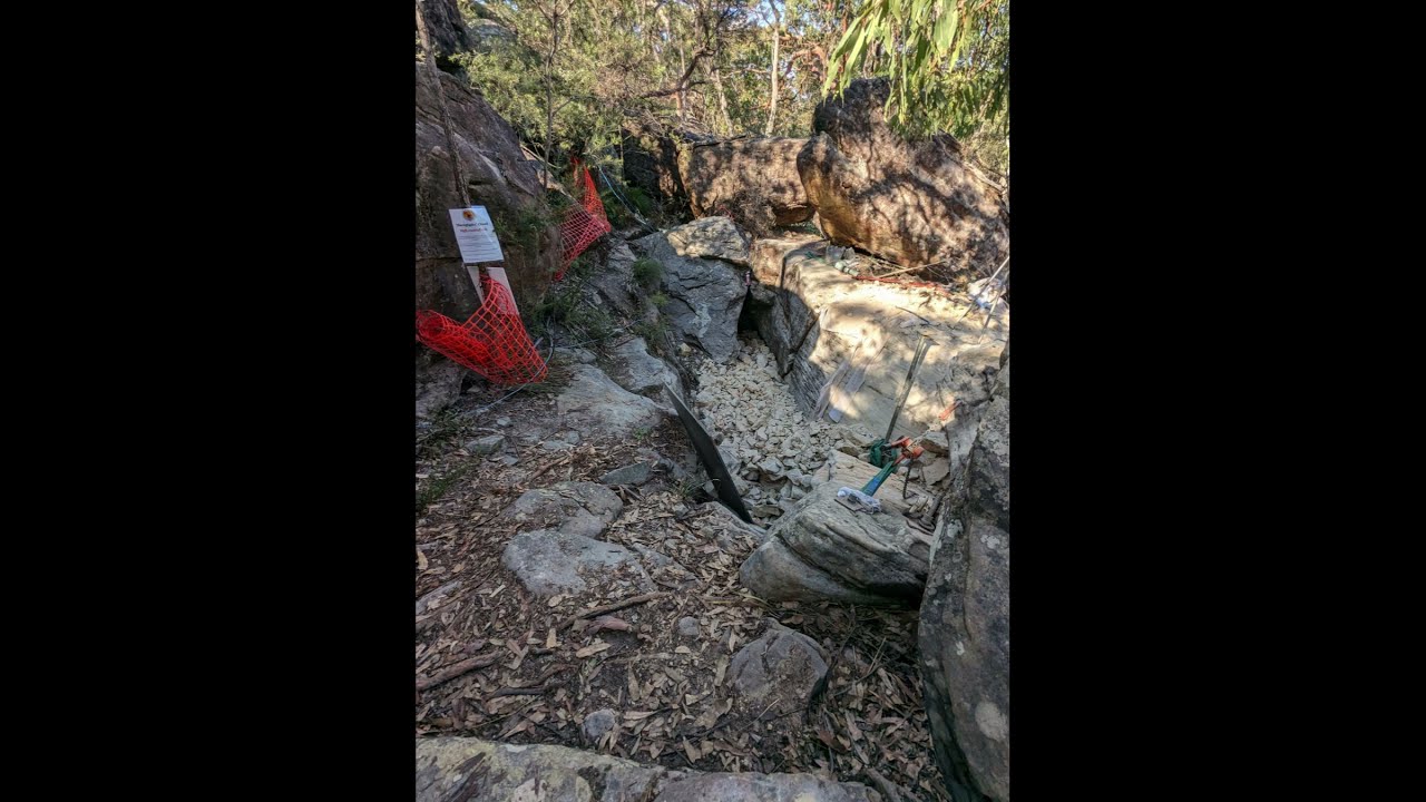 Kariong Hieroglyphs site damaged