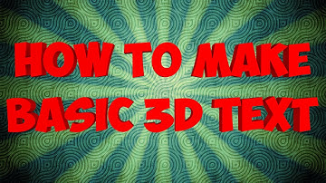 Cinema 4D Tutorial - How To Make Simple Text