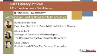 Case Studies on Building Data Literate Communities - Data Literacy at Scale