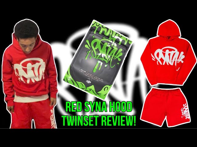 RED SYNA WORLD HOOD TWINSET REVIEW! - YouTube
