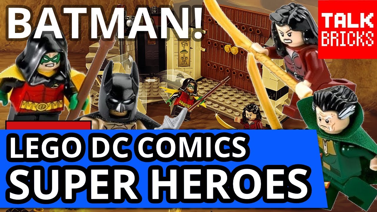 LEGO Batman: Rescue From Ra's Al Ghul Review! Desert Batman! Robin! DC Comics Super Heroes Set 76056