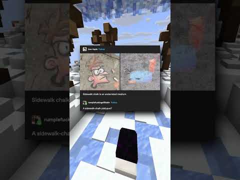 A Sidewalk Chalk Platypus