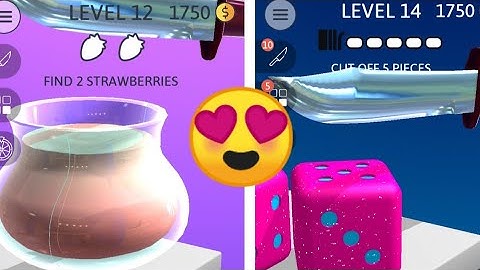 ASMR Slicing Gameplay Walkthrough All Levels 12-14 (iOS Android Gameplay)