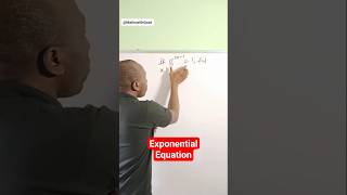 Solving Exponential Equation #equation #exponent #gpadlearnmaths #stem #maths
