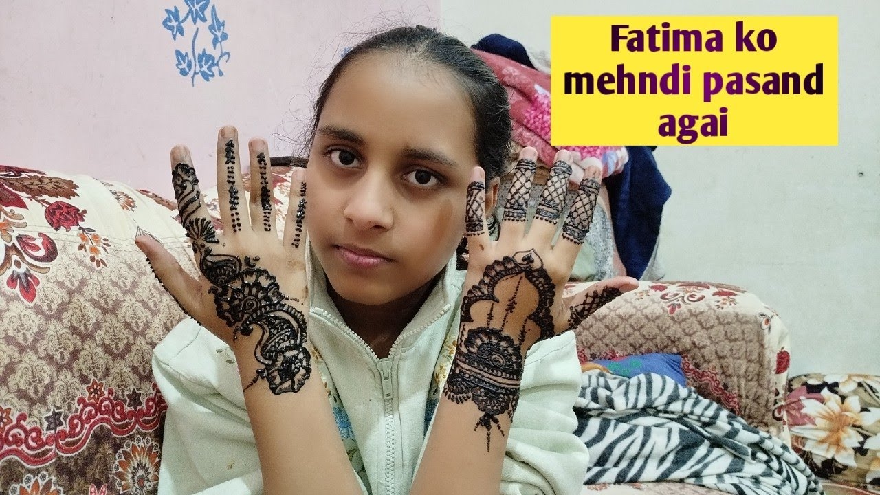 Fatima ko mehndi lgai. Sweet potato ammi sy jal gay